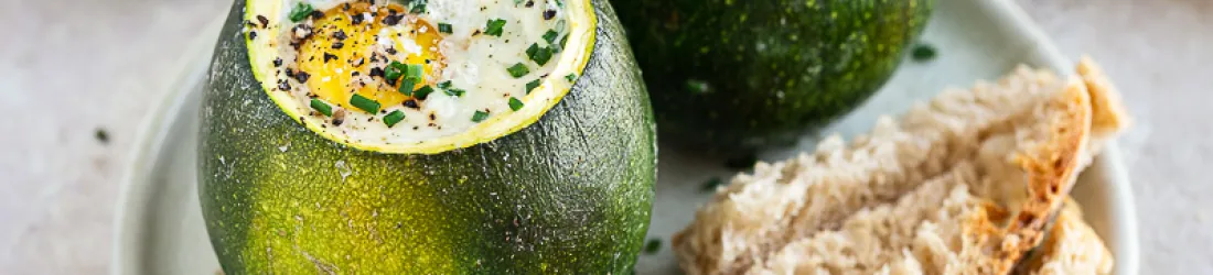Œufs cocotte en courgette