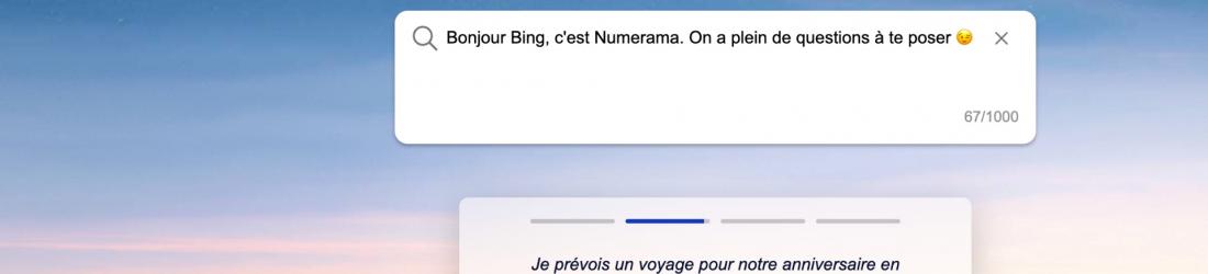 Premier test de Bing ChatGPT : je me suis disputé avec une IA