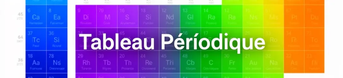 Tableau Périodique des Éléments - Expliqué Simplement