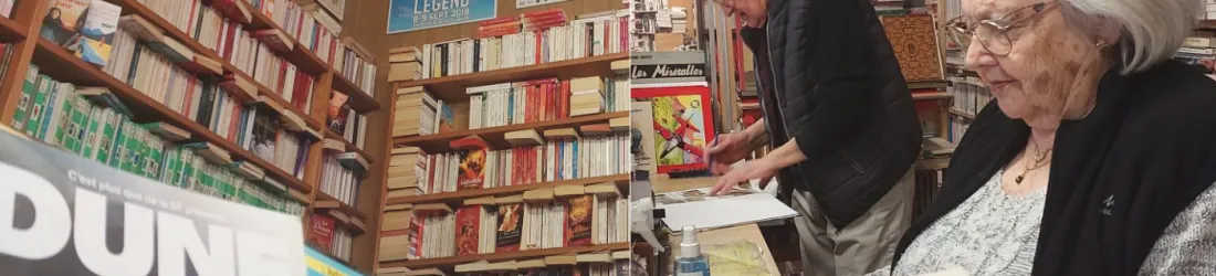 À 86 ans, Simone et Yves continuent de faire vivre le livre d'occasion à Strasbourg