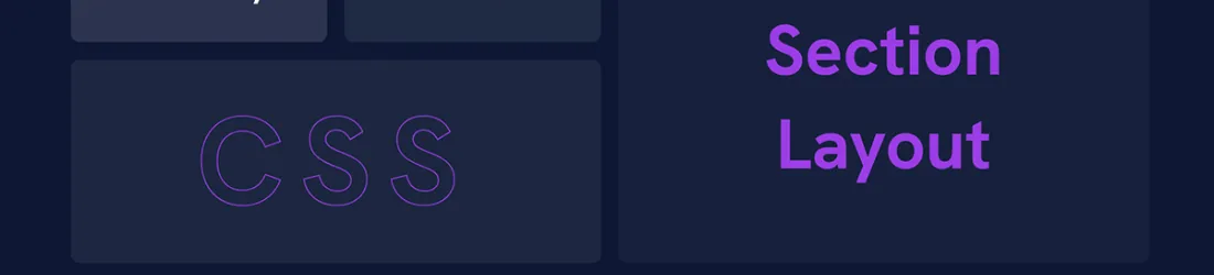 Solved By Modern CSS: Section Layout