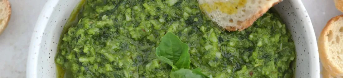 Pesto maison au basilic