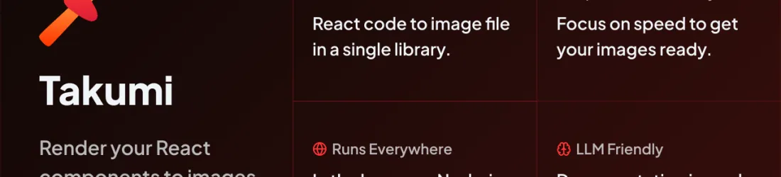 Takumi makes dynamic image rendering simple.