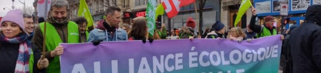 Réforme des retraites : les associations écolos défilent pour défendre un autre modèle de société