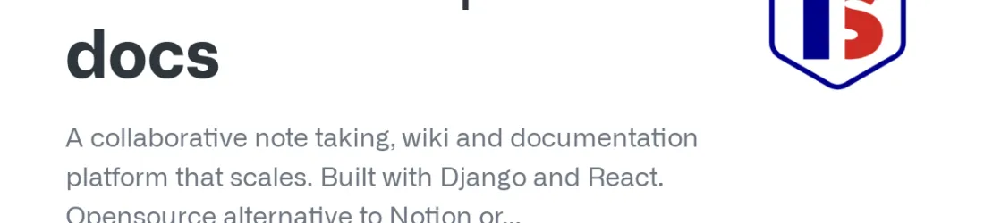 Suite Numérique Docs : Une alternative open source à Notion avec Django et React