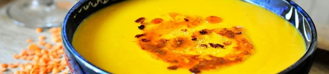 Velouté de lentilles corail, soupe de lentilles turque | Le Blog cuisine de Samar