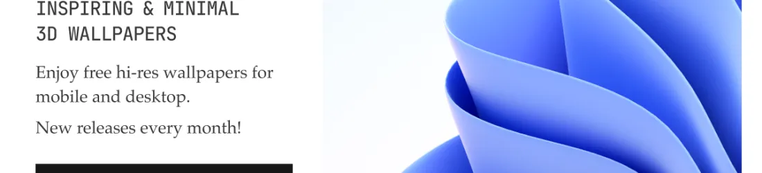 Minimal 3D Wallpapers